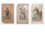 Messieurs ! Si vous m'honorez de vos suffrages, je vous promets plus de beurre que de pain seulement ! Comme toujours c'est vous qui paierez le beurre by François Fortuné Antoine Ferogio, Aquarelle sur papier, sold Apr 2021