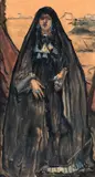Femme noble du Hoggar by Paul Élie Dubois, Aquarelle et gouache sur papier, sold Jun 2014