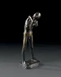 Le petit blessé II by Georges Minne, 1898, Bronze à patine brune nuancée, sold Jun 2014