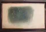 Sans titre, circa 1957 by André Masson, Pastel sur papier marouflé sur toile monogrammé en bas à droite, sold Jun 2014