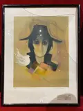 Arlequin by René Thomas, Lithographie en couleurs, sold Jun 2021