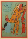 Le masque bleu by Mikhail Chemiakine, Lithographie, sold Nov 2015