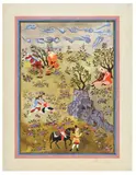 Motif persan by Alexandra Exter, Gouache, pochoir sur papier, sold Oct 2024