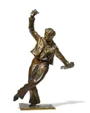 Danseur by Boris Frödman-Cluzel, Bronze à patine brune, sold Oct 2024