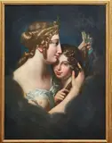 Venus et Cupidon by Gioacchino Giuseppe Serangeli, Toile d'origine, sold Jun 2015