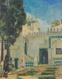 Mosquée à Alger by Jehan Frison, 1926, Panneau, sold Jun 2015