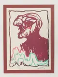Sans titre by Pierre Alechinsky, Lithographie, sold Jun 2015