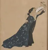 Groteske valse lente by Leo Rauth, 1911, Encre et gouache sur papier, sold Sep 2018