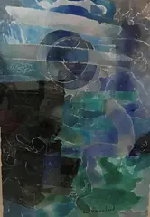 Composition by André Marchand, Aquarelle, sold Sep 2018
