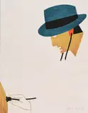 Le Médecin à l'auscultation by Eduardo Arroyo, 1986, Lithographie sur papier, sold Dec 2023
