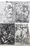 Affiches de peintres by Robert Combas, 1993, Lithographie sur vélin signée et datée en bas à droite, sold Dec 2023