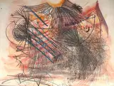 Sans titre by Souleymane Keita, 1999, Encre et aquarelle sur papier, sold Dec 2023