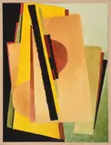 Composition by Sophia Vari-Botero, 2002, Aquarelle sur papier, sold Dec 2023