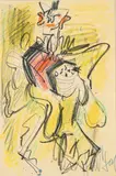 L'accordéoniste by Gen Paul, Lithographie sur papier, sold Nov 2023