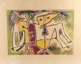 Composition figurative (1933) by Gérard Vulliamy, 1973, Lithographie sur papier, sold Nov 2023