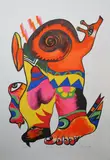 King Kong Caracol by Mariano Hernandez, 1979, Lithographie sur papier, sold Nov 2023