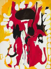 The Miraculous Jungle by William Ronald, 1962, oil on linen, sold Jul 2020