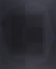 Structure noire no. 4 by Roger-François Thépot, oil on canvas, sold Nov 2020