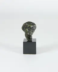 Petite tête de femme by Auguste Rodin, bronze sculpture, sold Oct 2020
