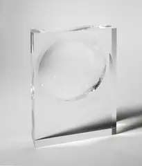 Linsenobjekt by Adolf Luther, 1989, Plexiglas, sold Dec 2017