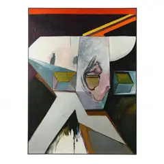 Upon an Expanded Totem by Dean Aydelott, Oil on canvas, sold Feb 2024