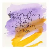 For Everything that Lives is Holy by Sister Mary Corita Kent, Original watercolor on paper, sold Feb 2024