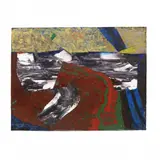 Untitled by Tom Spleth, Oil on canvas with hardboard support, sold Feb 2024