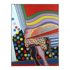 Upon a Go Go by Dean Aydelott, Oil on canvas, sold Feb 2024