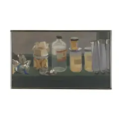 Tubes and Turpentine by Jane Wilson, Oil on canvas, sold Feb 2024