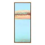 Treeline, Lakeside by J.M. Henry, Oil and acrylic on canvas, sold Feb 2024