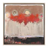 The Red Trees by J.M. Henry, Oil, sold Feb 2024