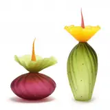 Two Large "BOBtanicals by Kliszewski Glass, Contemporary, sold Feb 2024