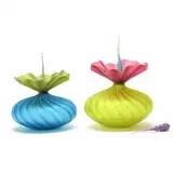 Two Colorful "BOBtanicals by Kliszewski Glass, Contemporary, sold Feb 2024