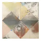 Untitled Abstract by John D. Morgan, Graphite and pastel on paper, sold Feb 2024