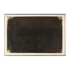 Untitled (eyes) by Lester Johnson, Charcoal and graphite on paper, sold Feb 2024