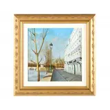 Quai A 'Orleans by André Renoux, Oil on canvas, sold Jan 2024