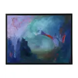 Loving Bierstadt by Jillian Goldberg, Oil and mixed media on canvas, sold Jan 2024