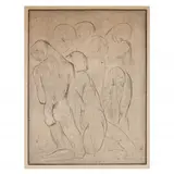 Komposition I, groß" (The Bathers) by Wilhelm Lehmbruck, Drypoint, sold Jan 2024