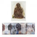 Two Etchings by Bogdan Achimescu, Each an etching in colors, sold Jan 2024