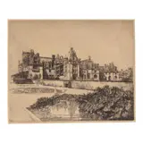 Biltmore House, Near Asheville, North Carolina by Louis Orr, Etching, sold Dec 2023