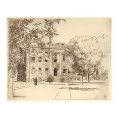 Five Harvard University Etchings by Sears Gallagher, Each an etching, sold Dec 2023