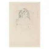 Sarah Smiling by Mary Cassatt, Drypoint on handmade laid paper, sold Dec 2023