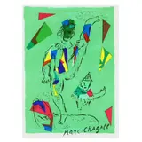 L'Acrobat Vert (The Green Acrobat) by Marc Chagall, Lithograph in colors, sold Dec 2023