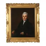 Portrait of Rinse Koopmans by Douwe de Hoop, Oil on canvas, sold Dec 2023