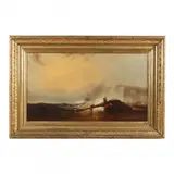 Shipwreck by Franklin Dullin Briscoe, Oil on canvas (lined), sold Dec 2023