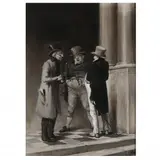 The Politicians by Ignaz Gaugengigl, Oil on academy board, sold Dec 2023