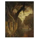 Near Bayou Plaquemine, Louisiana by Joseph Rusling Meeker, Oil on canvas, sold Dec 2023