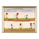 Picking Cotton by Clementine Hunter, Oil on board, sold Dec 2023