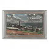 Holy Family Church by Francis Speight, Oil on canvas, sold Dec 2023