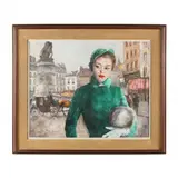 Maxine by Pál Fried, Oil on canvas, sold Dec 2023